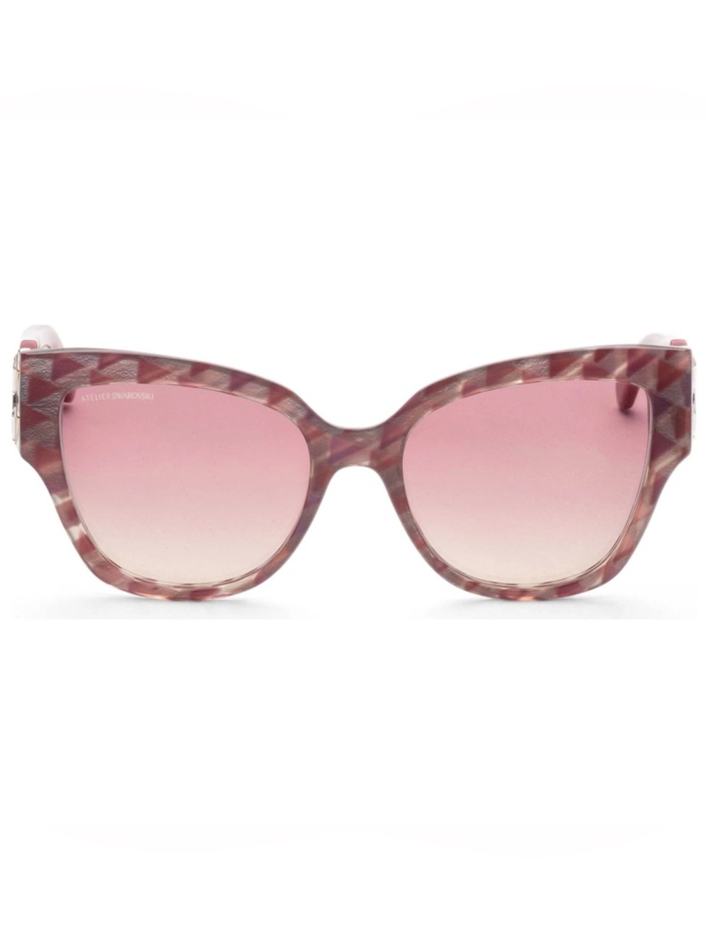 Swarovski Atelier Pink Tortoiseshell Gradient Cat-Eye Sunglasses SK0161-P NIB